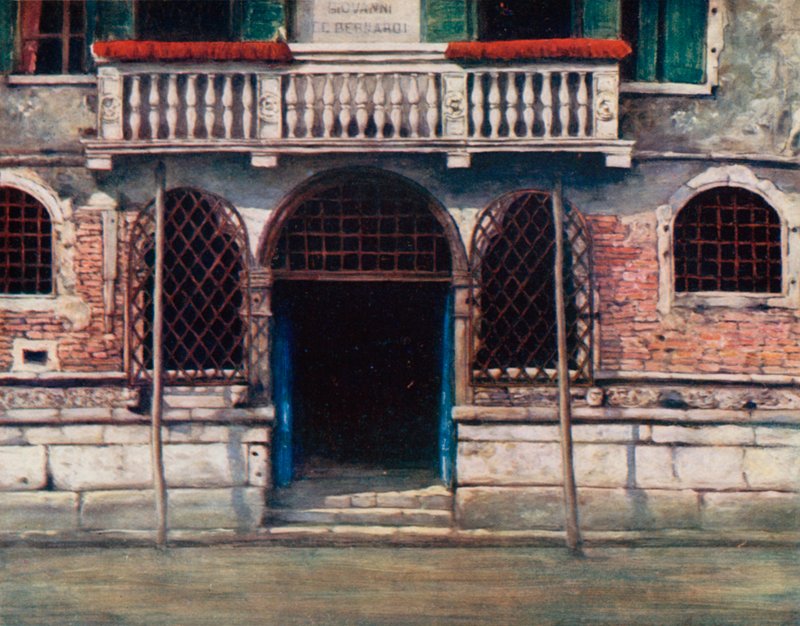 A Doorway, Venice by Mortimer Ludington Menpes