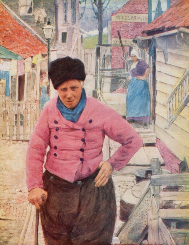 A Dutch Fisherman by Mortimer Ludington Menpes