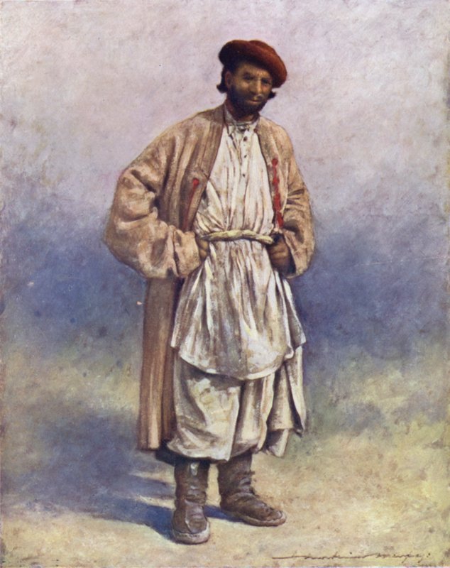 A Hindoo Hill-shepherd of Kashmir by Mortimer Ludington Menpes