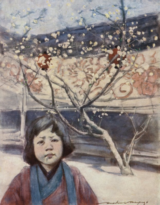A Jap in Plum-colour by Mortimer Ludington Menpes