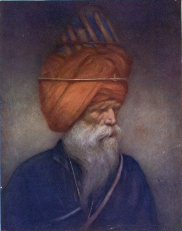 A Sikh Spear-bearer by Mortimer Ludington Menpes