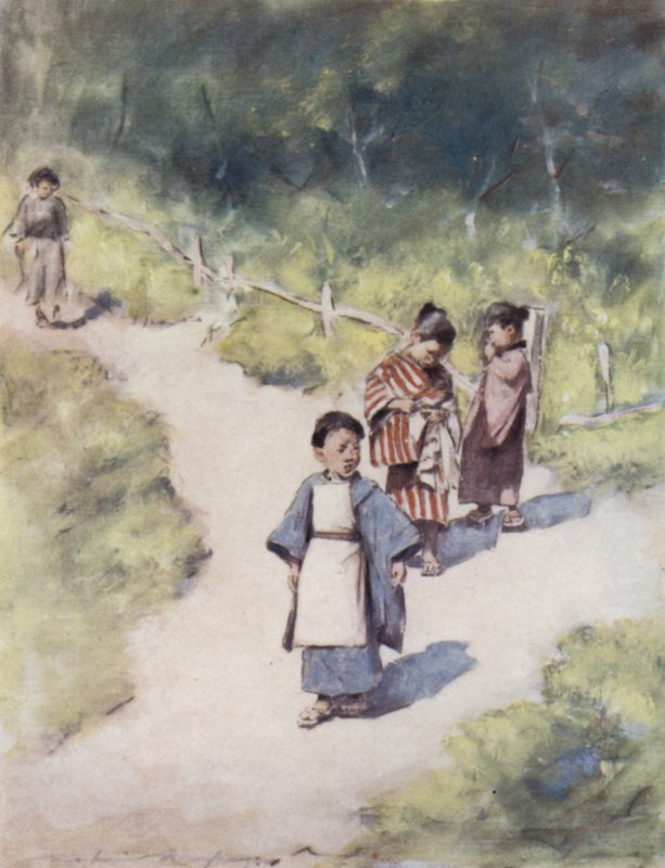 A Sunny Stroll by Mortimer Ludington Menpes