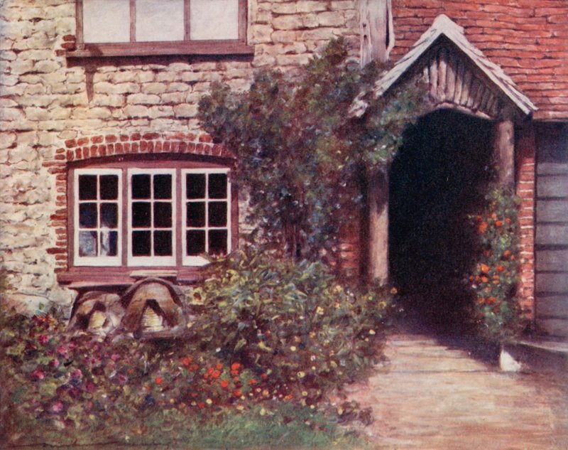 A Surrey Porch by Mortimer Ludington Menpes