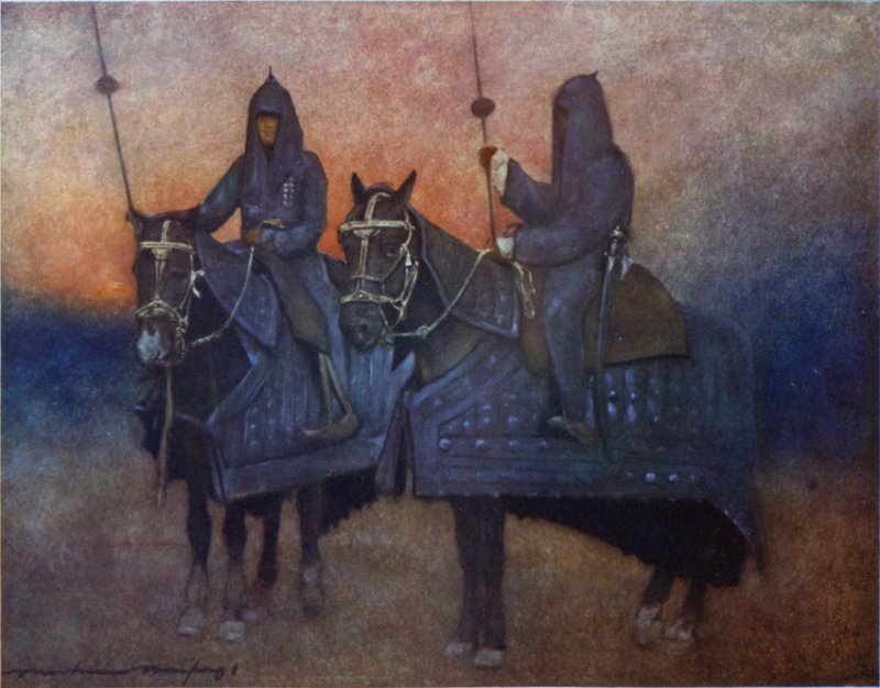 Armoured Horses by Mortimer Ludington Menpes