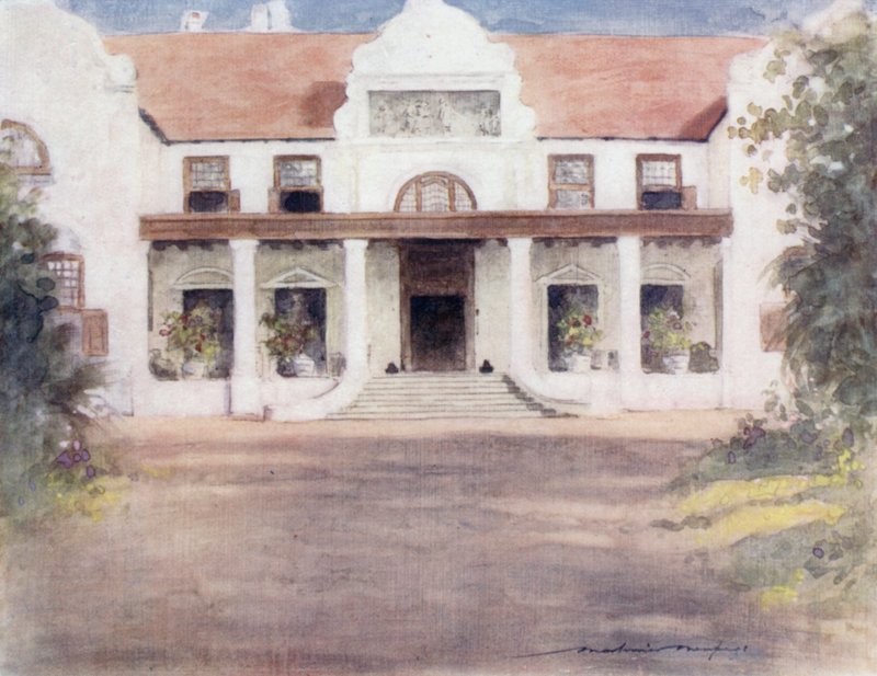 Groote Schuur by Mortimer Ludington Menpes