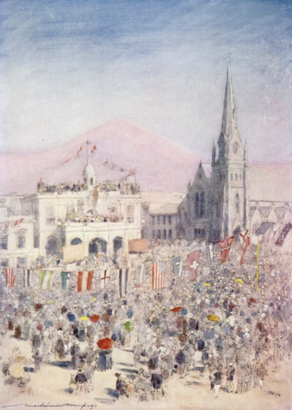 Mafeking Day at Capetown by Mortimer Ludington Menpes