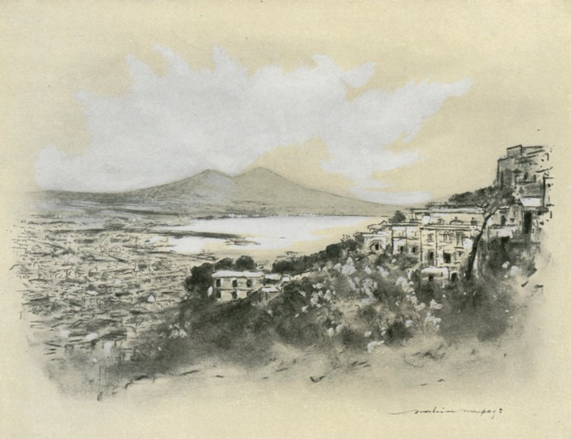 Naples and the Bay by Mortimer Ludington Menpes