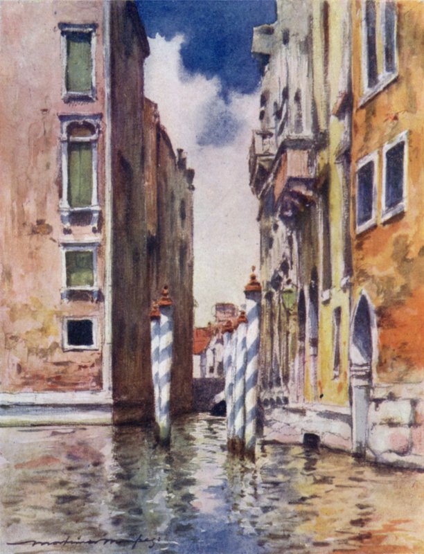 Narrow Canal by Mortimer Ludington Menpes