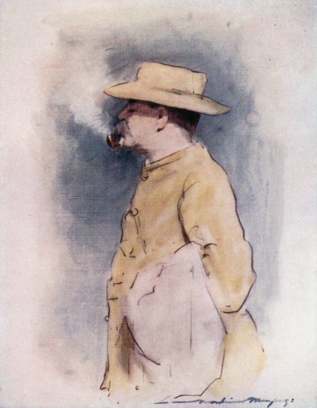 Rudyard Kipling by Mortimer Ludington Menpes