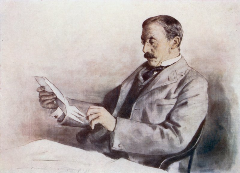 Sir Alfred Milner at His Desk by Mortimer Ludington Menpes