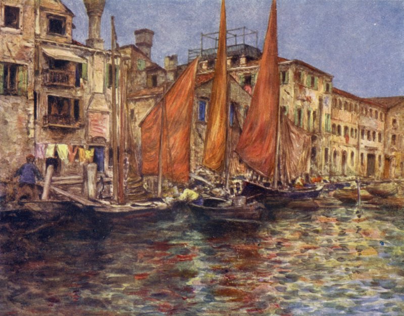 The Fish Market by Mortimer Ludington Menpes