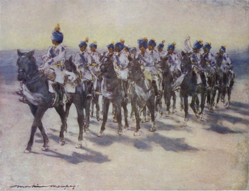 The Imperial Cadet Corps at the Durbar by Mortimer Ludington Menpes