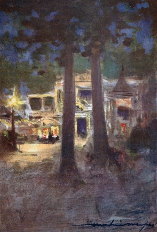 A Cafe Chantant by Mortimer Ludington Menpes