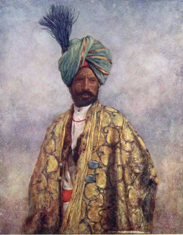 A Kashmiri Soldier by Mortimer Ludington Menpes