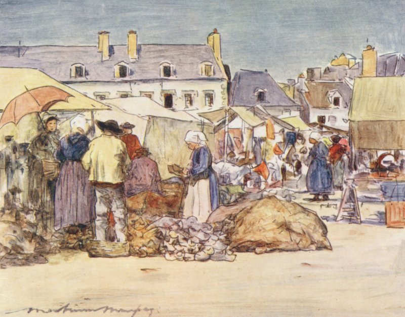 A Sabot-Stall by Mortimer Ludington Menpes