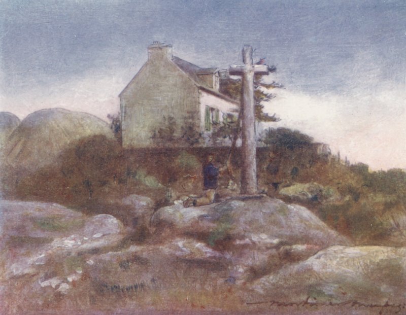 A Wayside Shrine, Huelgoat by Mortimer Ludington Menpes
