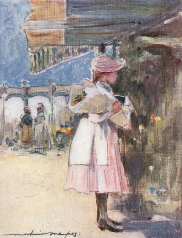 At the Neuilly Flower Market by Mortimer Ludington Menpes