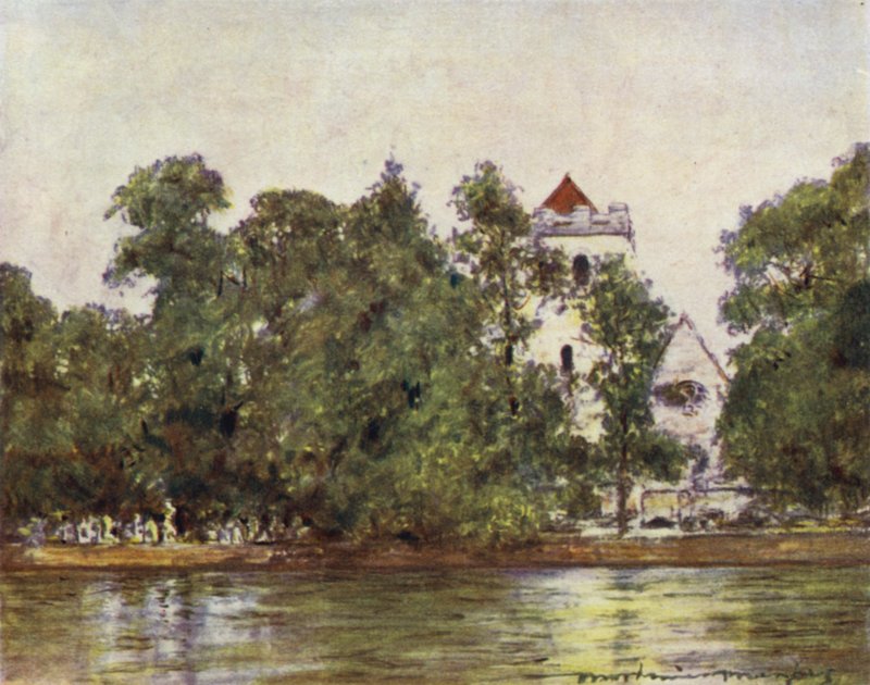 Bisham Church by Mortimer Ludington Menpes