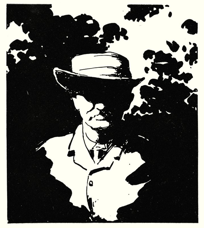 Cecil J Rhodes in His Garden, Kenilworth, Kimberley by Mortimer Ludington Menpes