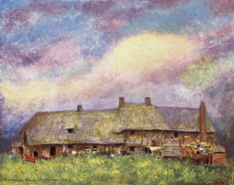 Cottages, Dorchester by Mortimer Ludington Menpes