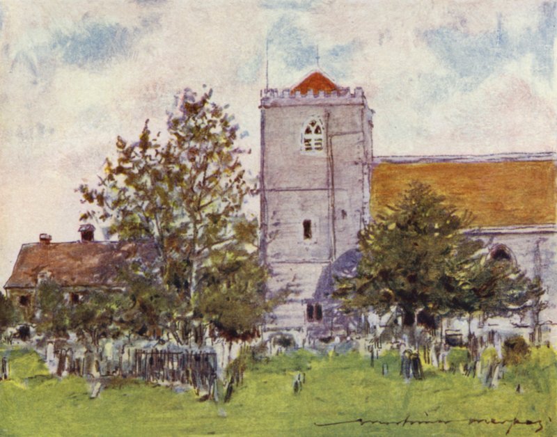 Dorchester Abbey by Mortimer Ludington Menpes