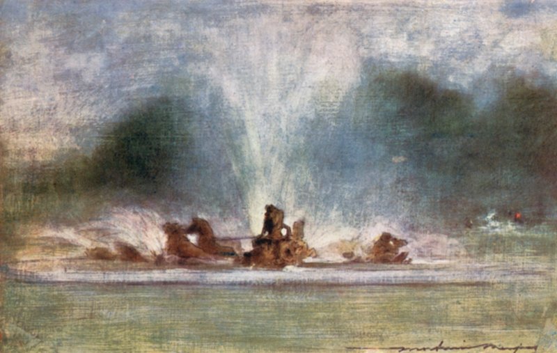 Fountains at Versailles by Mortimer Ludington Menpes