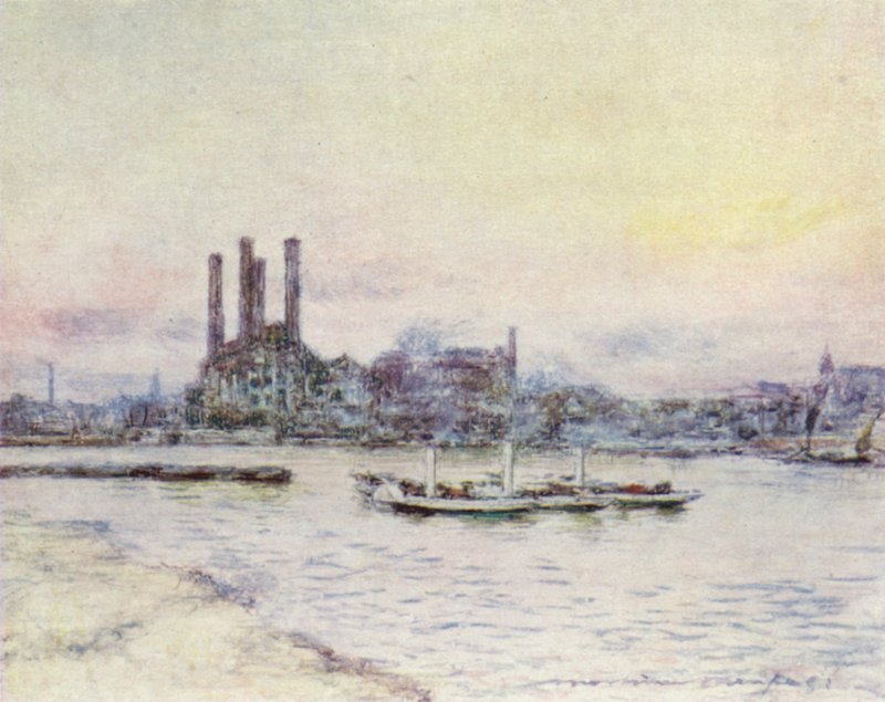 From Battersea Bridge by Mortimer Ludington Menpes