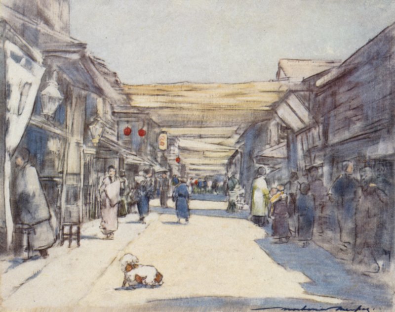 Honeysuckle Street by Mortimer Ludington Menpes