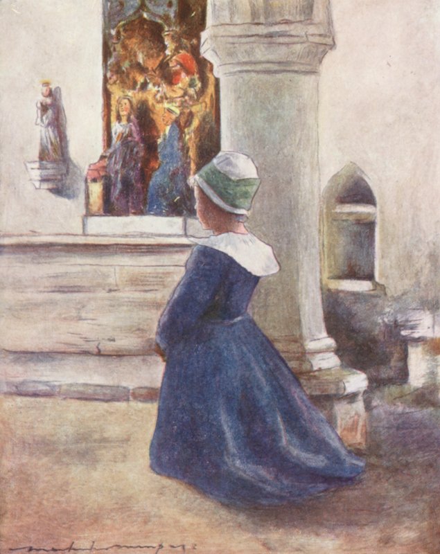 In Church by Mortimer Ludington Menpes