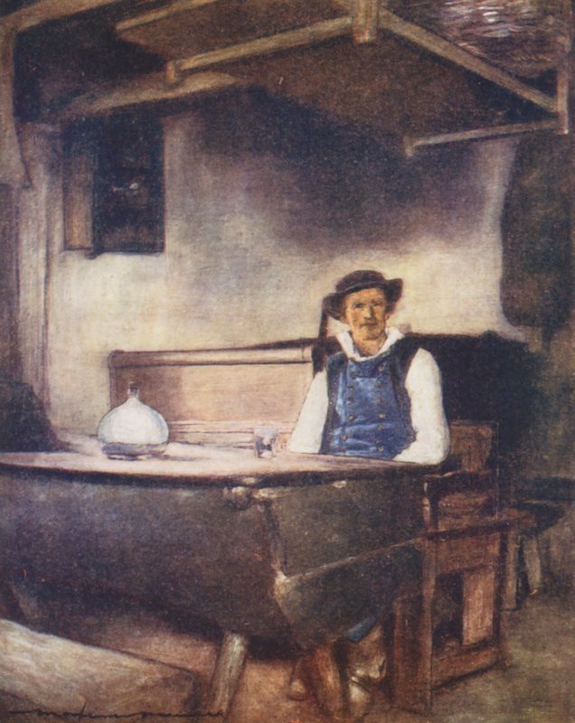 In an Auberge, Pont-Aven by Mortimer Ludington Menpes