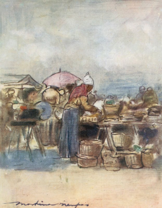 In the Market by Mortimer Ludington Menpes