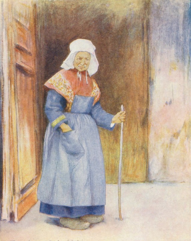 In the Porch of the Cathedral, Quimper by Mortimer Ludington Menpes