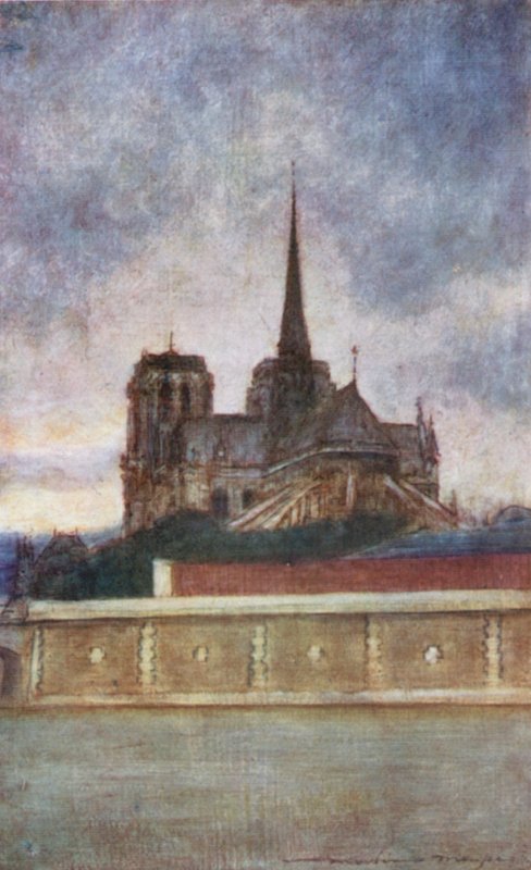 Notre Dame from the River by Mortimer Ludington Menpes