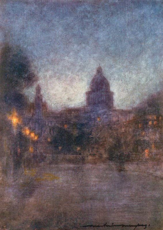 Paris by Night by Mortimer Ludington Menpes