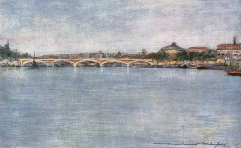 Pont Nationale by Mortimer Ludington Menpes