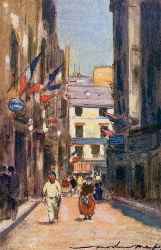 Rue de Seine by Mortimer Ludington Menpes