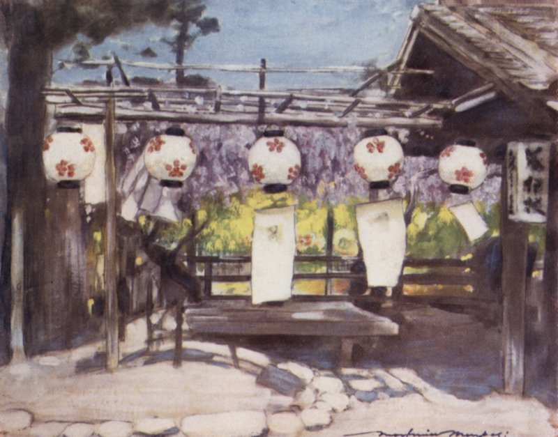 Sun and Lanterns by Mortimer Ludington Menpes