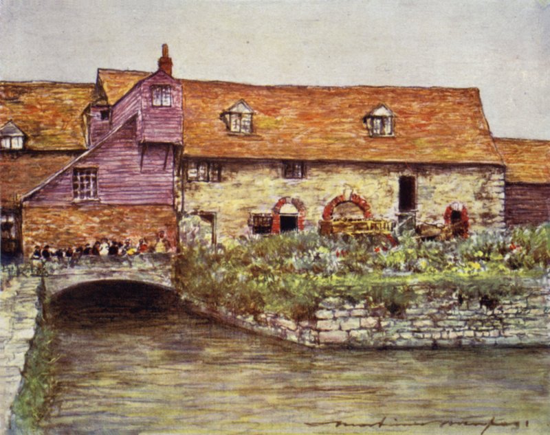 The Mill at Abingdon by Mortimer Ludington Menpes