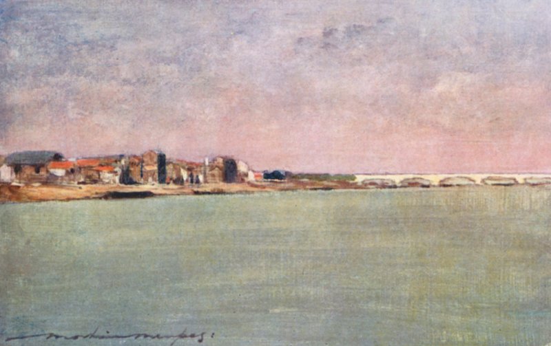 The Seine at Sunset by Mortimer Ludington Menpes