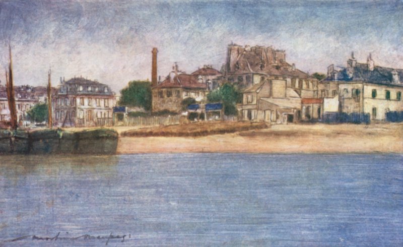 The Seine near Charenton by Mortimer Ludington Menpes