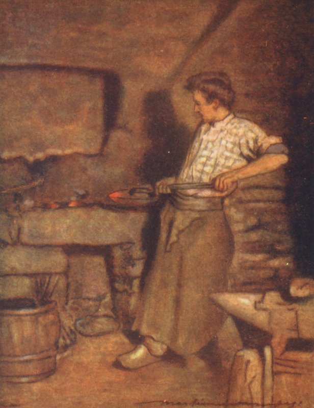 The Village Forge, Pont-Aven by Mortimer Ludington Menpes