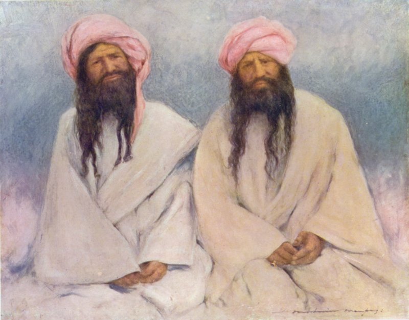 Two Baluch Chiefs by Mortimer Ludington Menpes