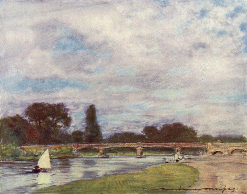 Walton Bridge by Mortimer Ludington Menpes