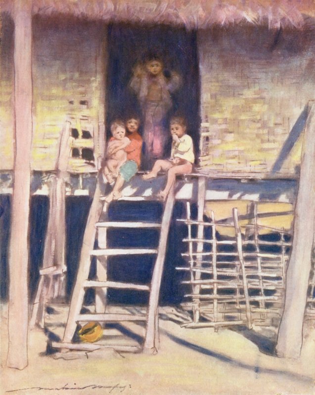 World’s Children: Burmese, The Steps by Mortimer Ludington Menpes