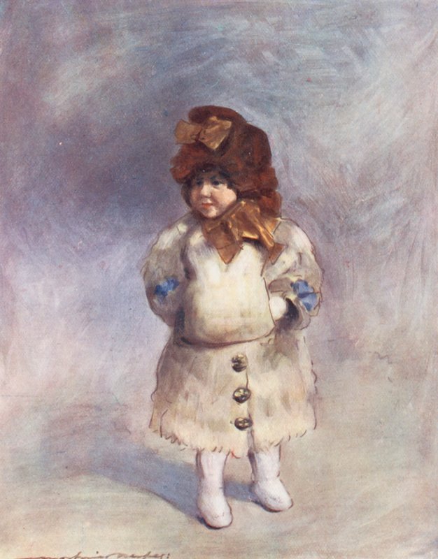 World’s Children: Canadian, The First Walk by Mortimer Ludington Menpes