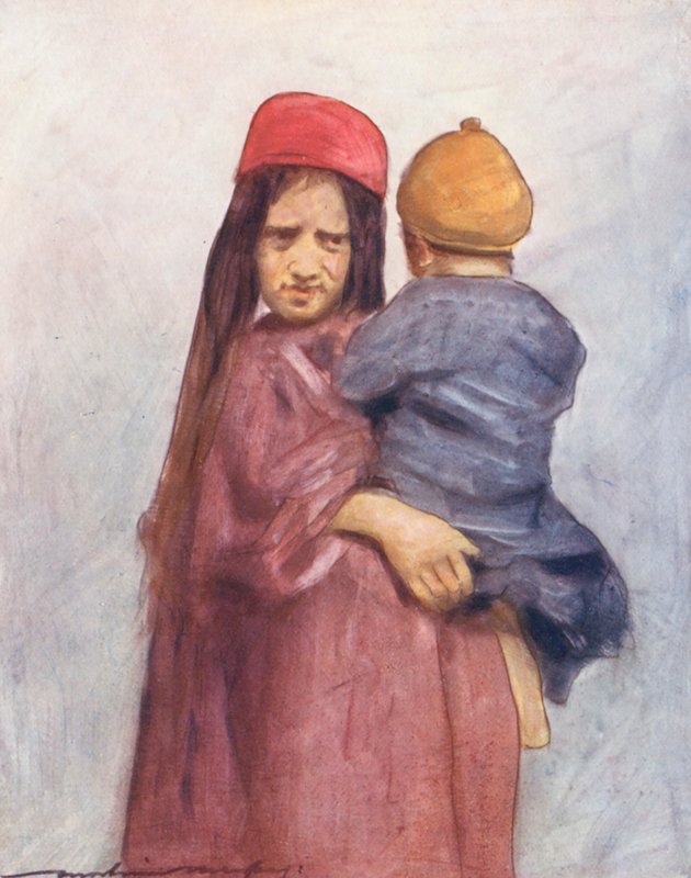 World’s Children: Cashmere, An Armful by Mortimer Ludington Menpes