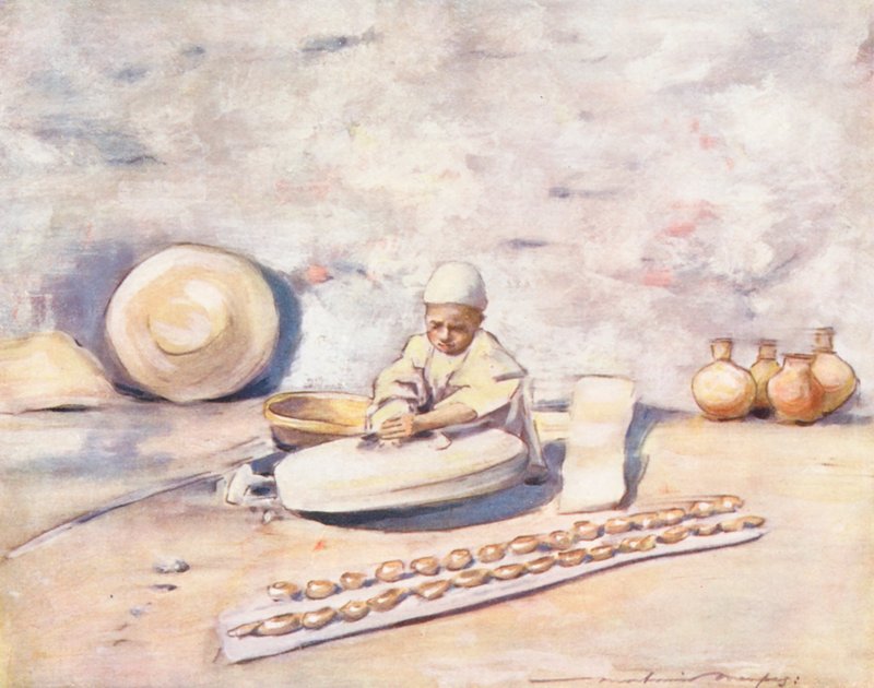 World’s Children: Cashmere, The Potter by Mortimer Ludington Menpes