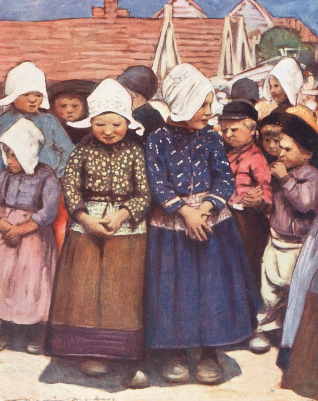 World’s Children: Dutch, All in a Row by Mortimer Ludington Menpes