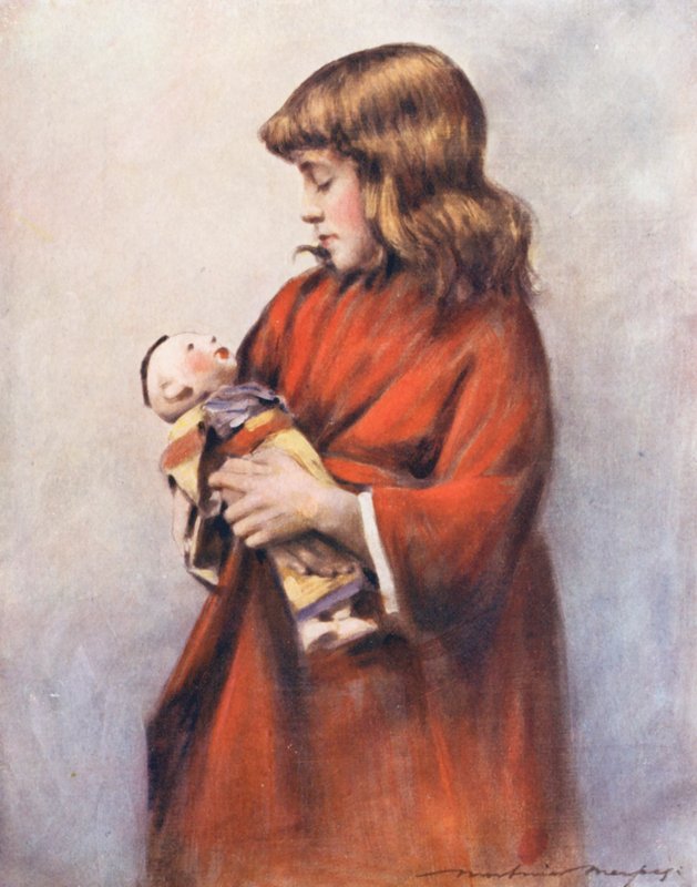World’s Children: English, The Doll by Mortimer Ludington Menpes
