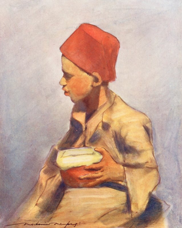 World’s Children: The Mid-day Meal by Mortimer Ludington Menpes